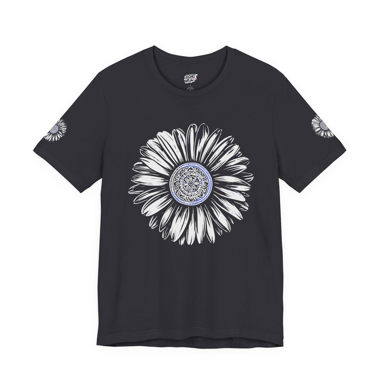 Boho Blue Mandala Tee Printify