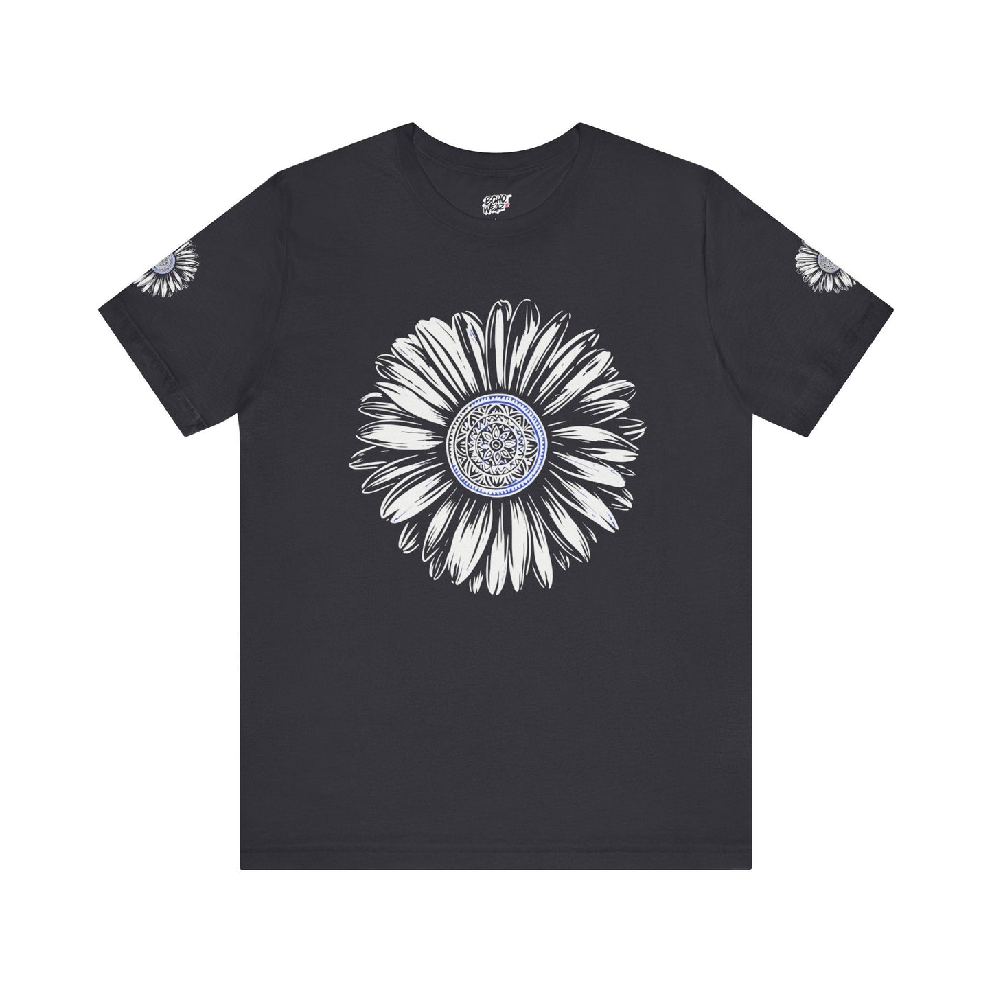 Boho Blue Mandala Tee Printify
