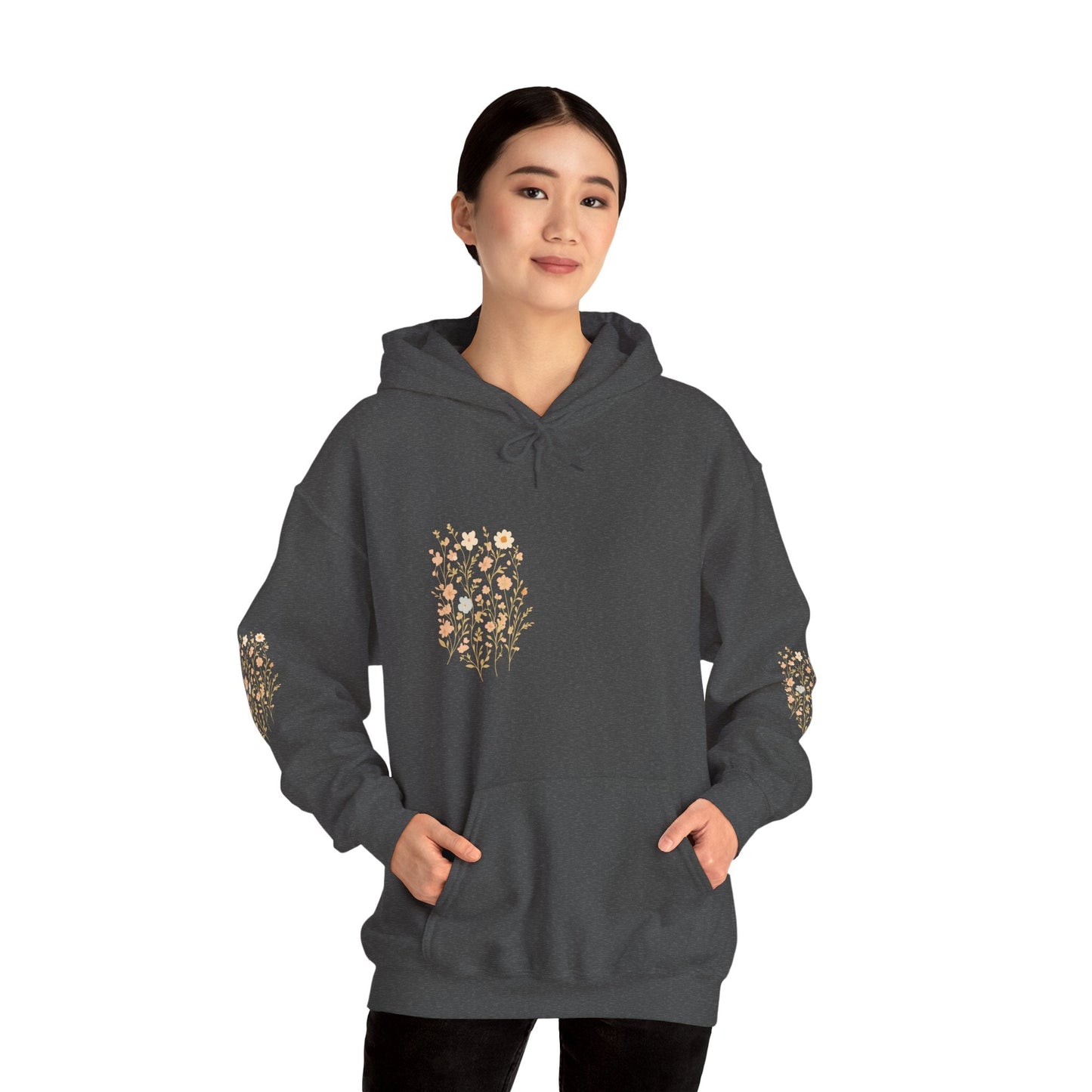 Hooded Sweatshirt - Wildflower Harmony Printify