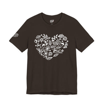 Floral Heart Tee Printify