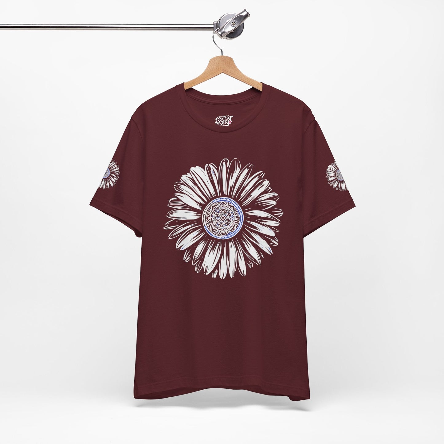 Boho Blue Mandala Tee Boho Wear