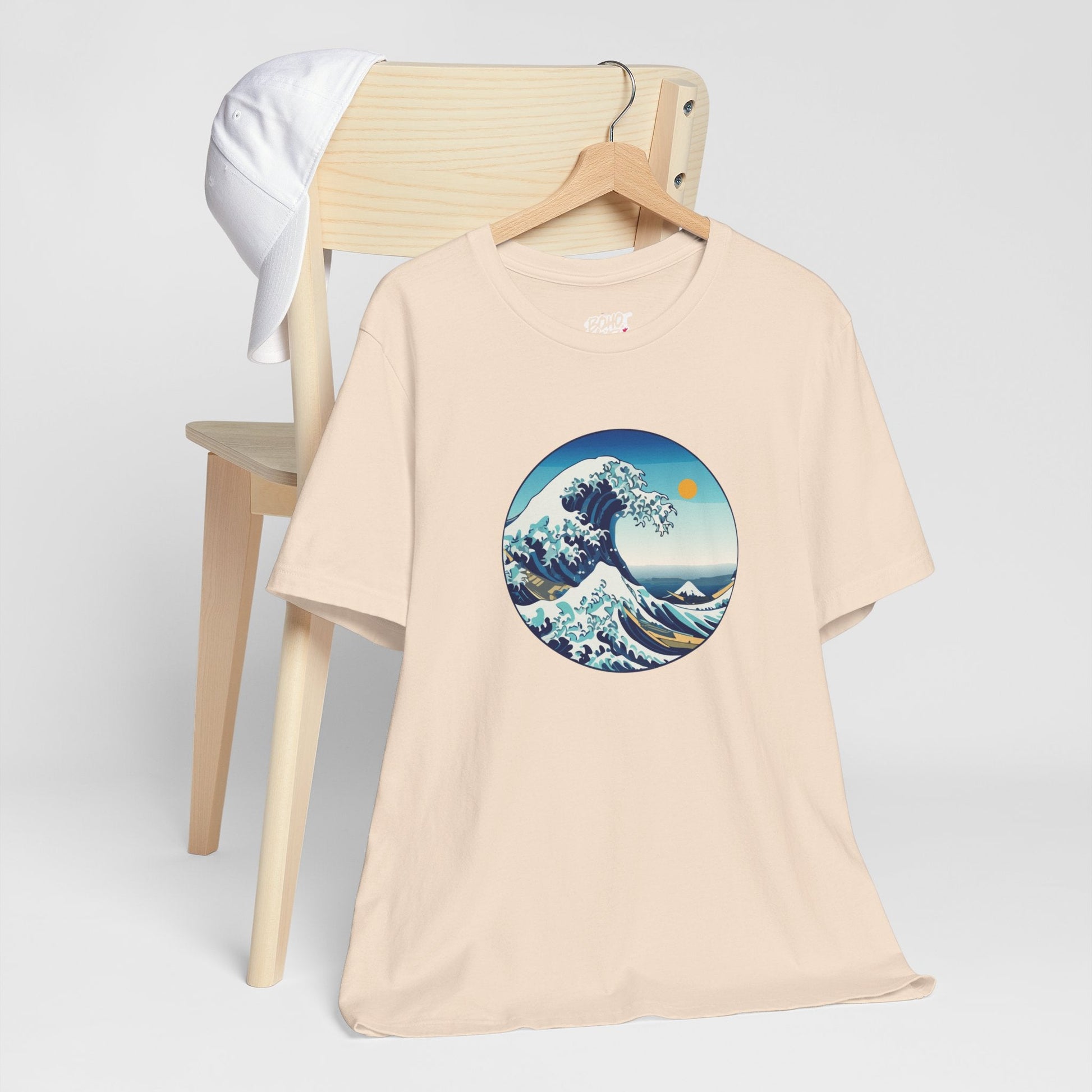 Ocean Wave Graphic Tee - Perfect for Beach Lovers, Summer Vibes, Casual Outfits, Gift for Surfers, Eco-Friendly Fashion Printify