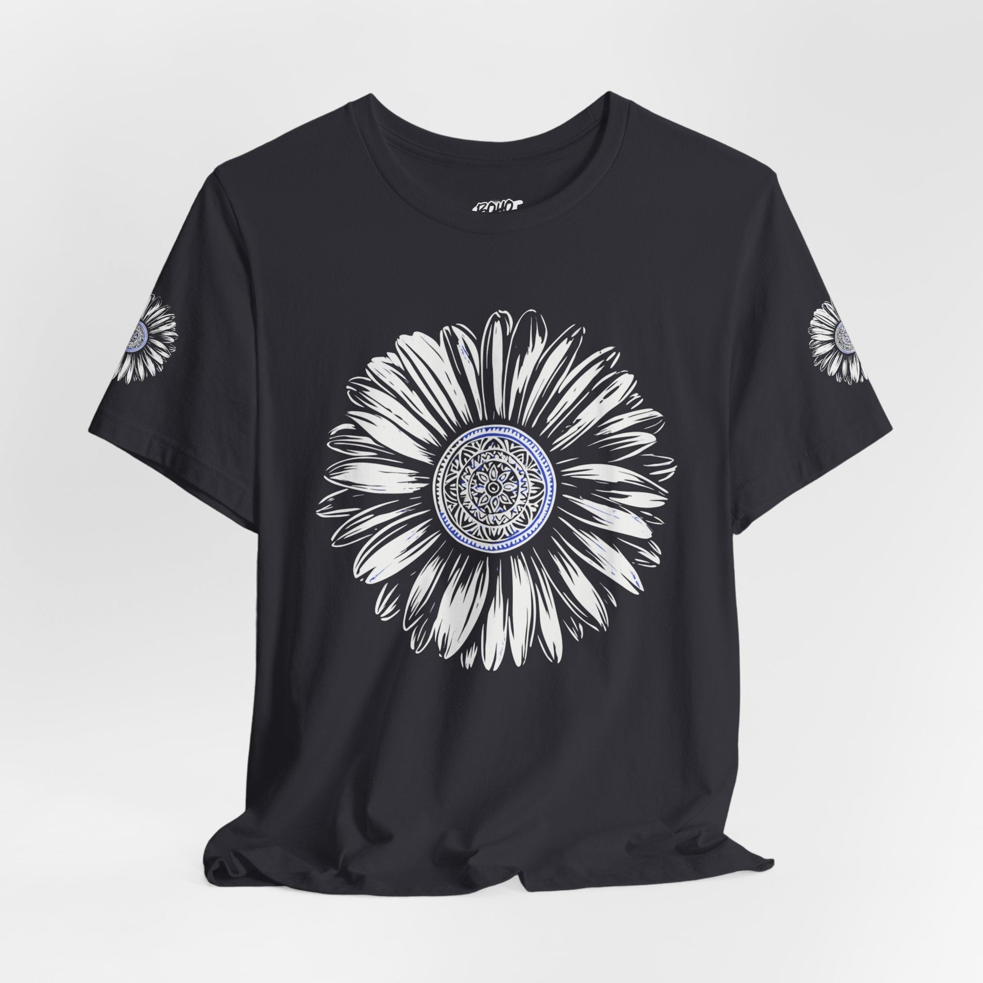 Boho Blue Mandala Tee Printify