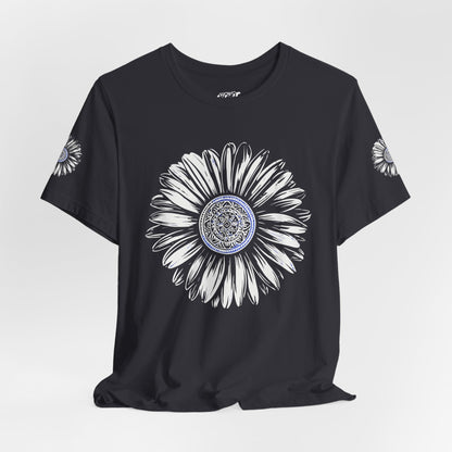 Boho Blue Mandala Tee Printify
