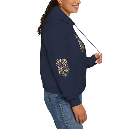 Hooded Sweatshirt - Wildflower Harmony Printify