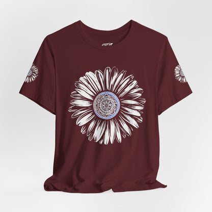 Boho Blue Mandala Tee Boho Wear