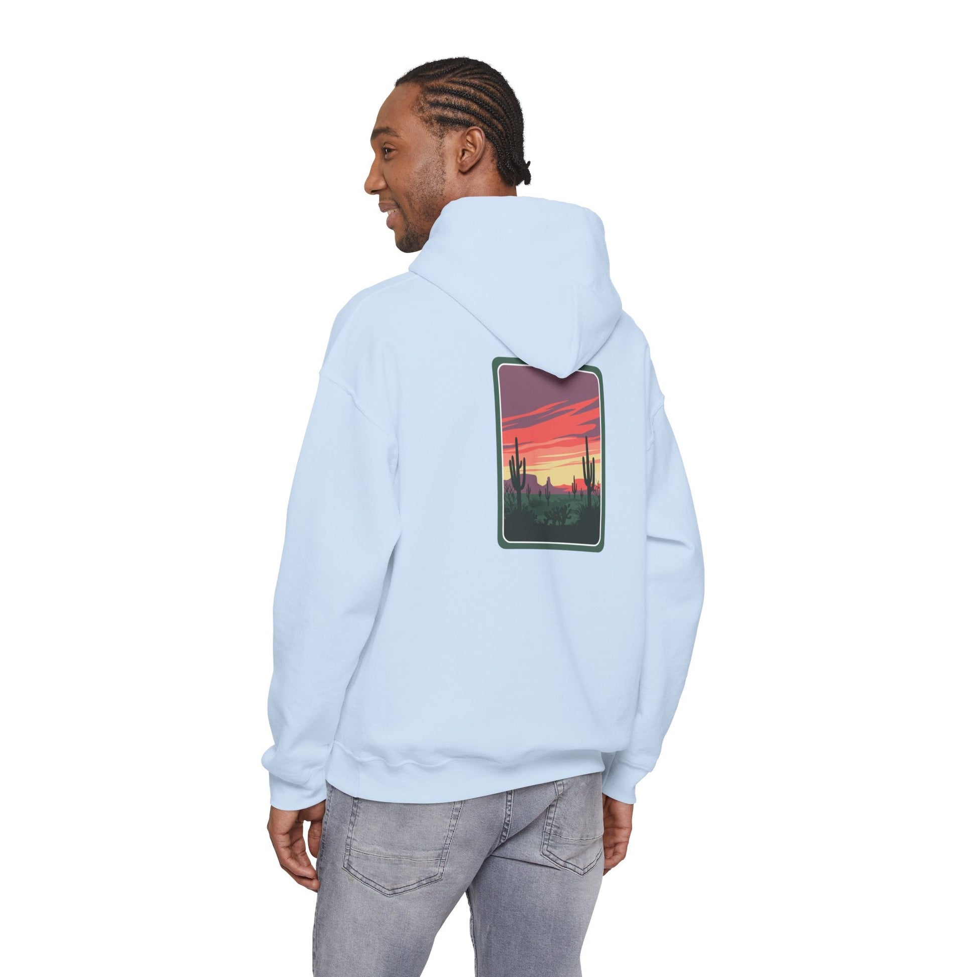 Desert Sunset Hoodie - Cozy Unisex Sweatshirt for Outdoor Lovers, Perfect for Gifts, Travel, Camping, and Relaxation Boho Wear