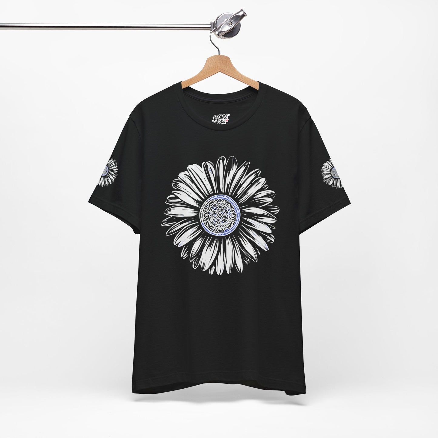 Boho Blue Mandala Tee Printify