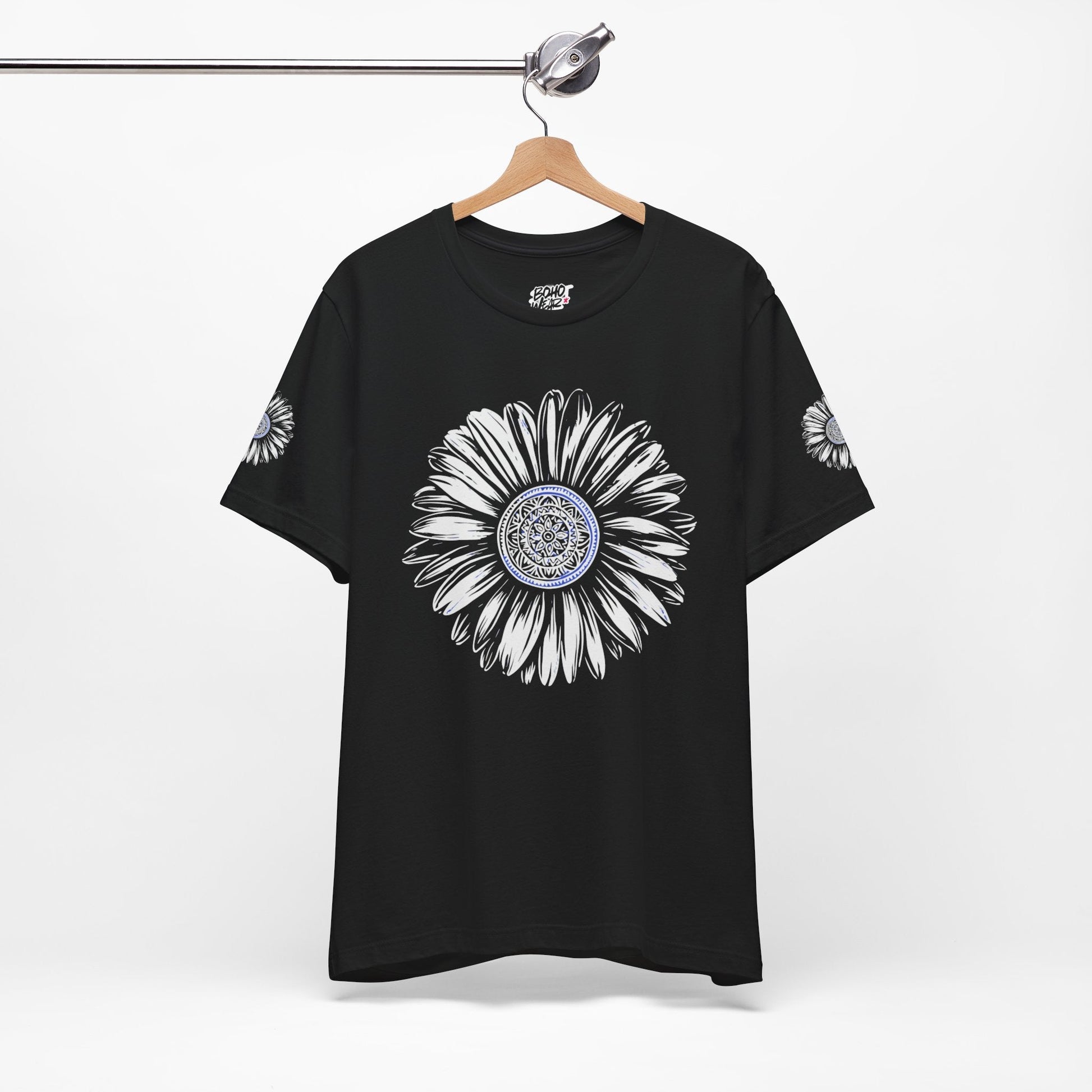 Boho Blue Mandala Tee Printify