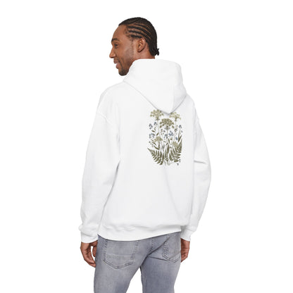 Botanical Print Unisex Hoodie - Embrace Nature Boho Wear