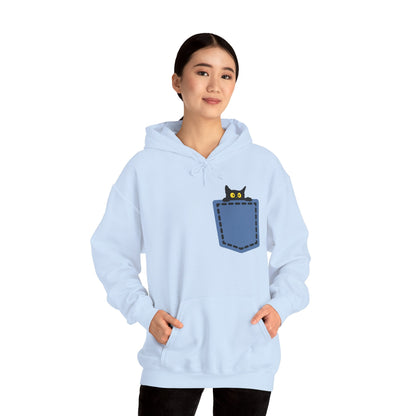 Cat Pocket Hoodie | Cute Cat Lover Gift, Unisex Printify