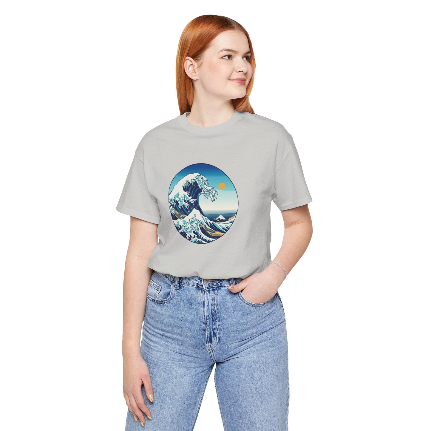 Ocean Wave Graphic Tee - Perfect for Beach Lovers, Summer Vibes, Casual Outfits, Gift for Surfers, Eco-Friendly Fashion Printify