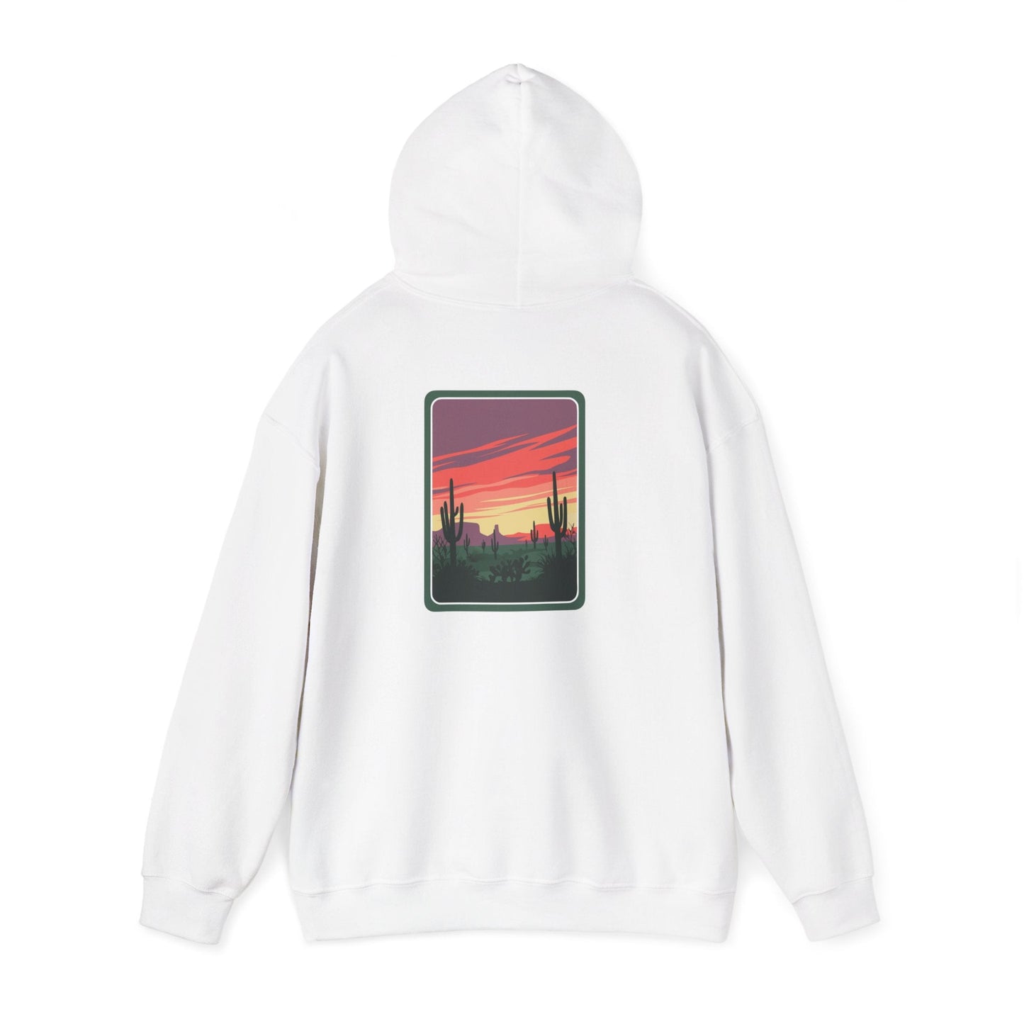 Desert Sunset Hoodie - Cozy Unisex Sweatshirt for Outdoor Lovers, Perfect for Gifts, Travel, Camping, and Relaxation Printify