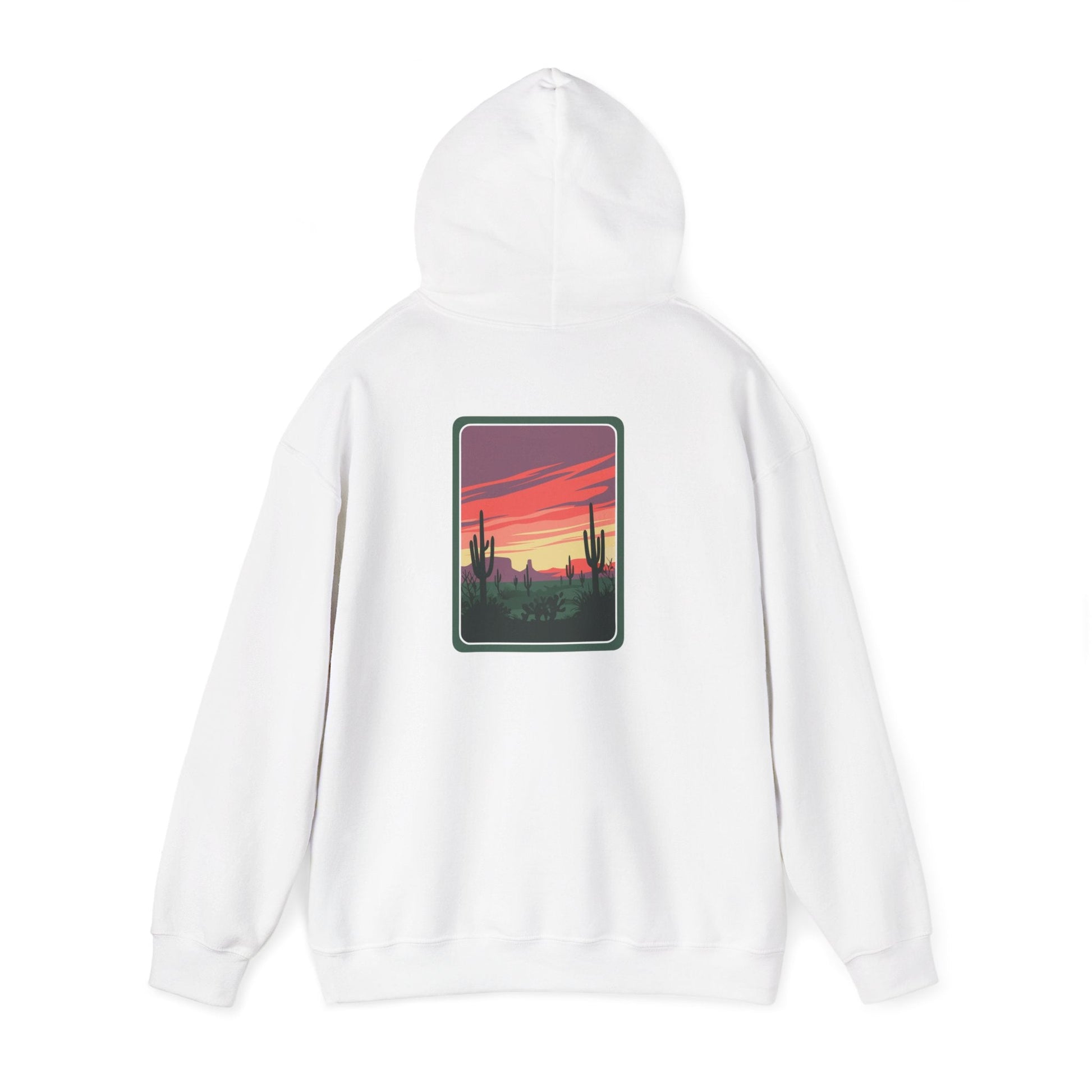 Desert Sunset Hoodie - Cozy Unisex Sweatshirt for Outdoor Lovers, Perfect for Gifts, Travel, Camping, and Relaxation Printify