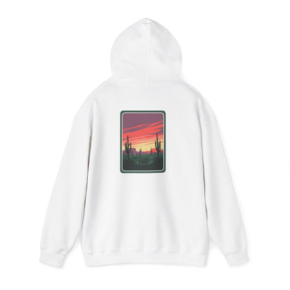 Desert Sunset Hoodie - Cozy Unisex Sweatshirt for Outdoor Lovers, Perfect for Gifts, Travel, Camping, and Relaxation Printify