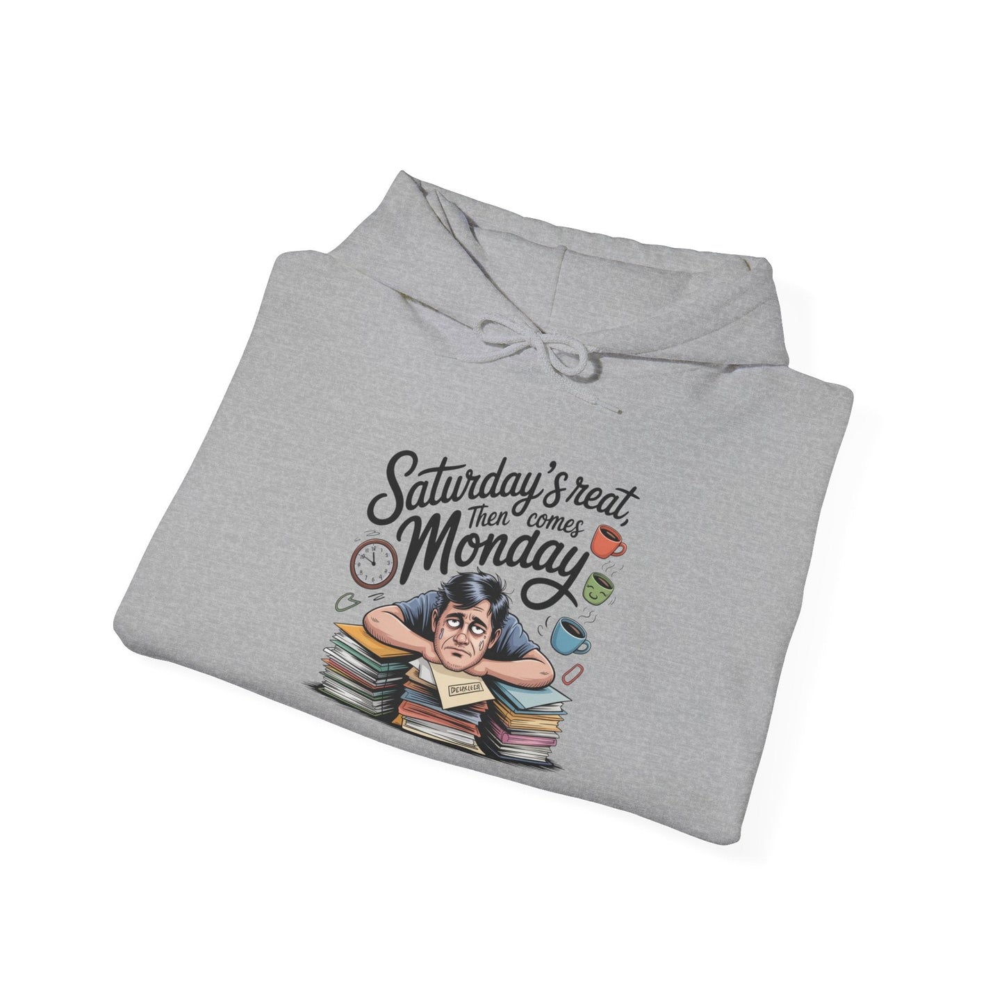 Funny Saturday's Relax Then Comes Monday Hoodie Boho Wear