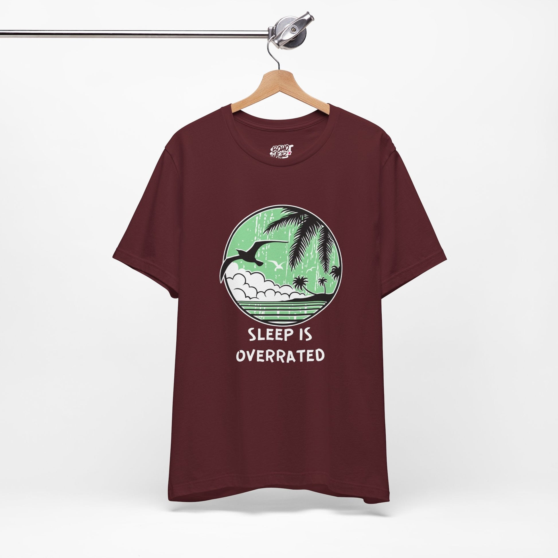 Sleepy Days Unisex Tee: Beach Lovers Boho Wear