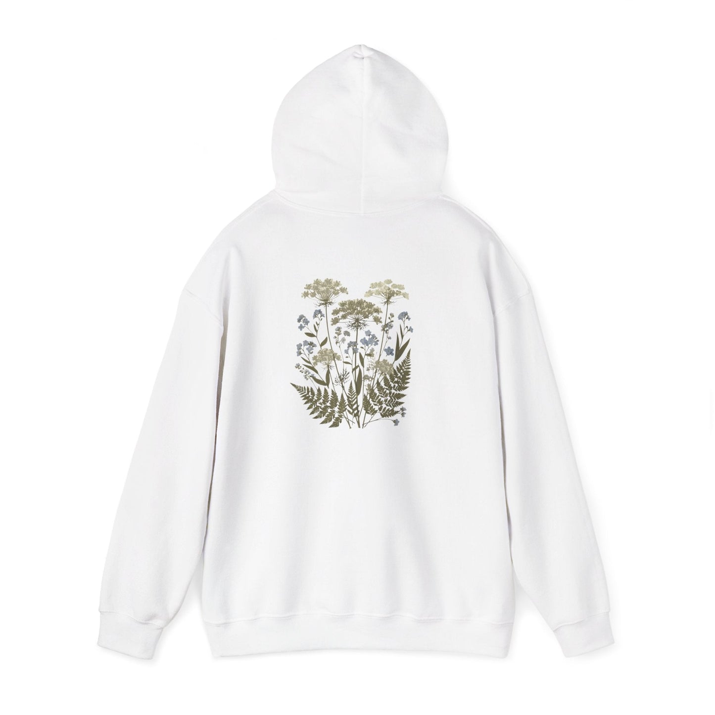 Botanical Print Unisex Hoodie - Embrace Nature Boho Wear