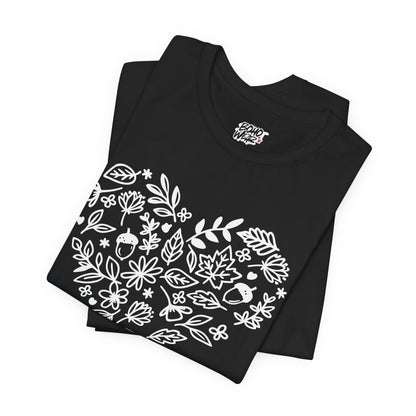 Floral Heart Tee Printify