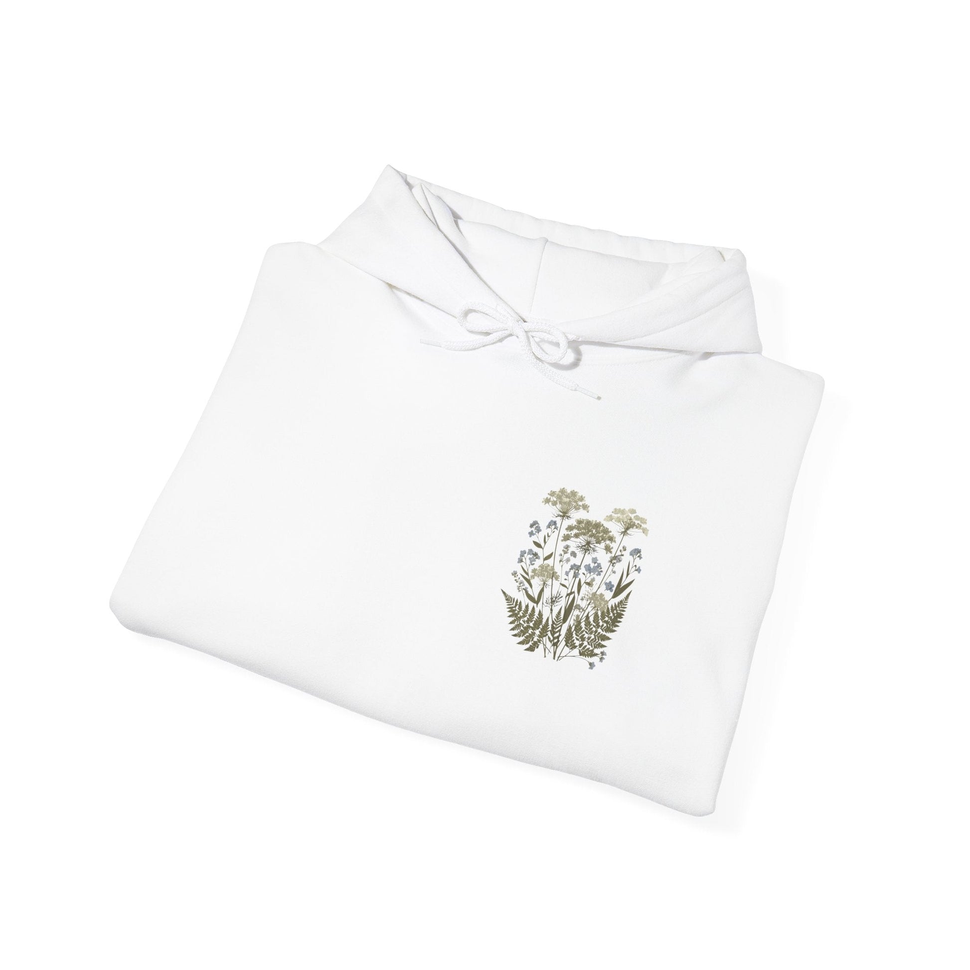 Botanical Print Unisex Hoodie - Embrace Nature Boho Wear