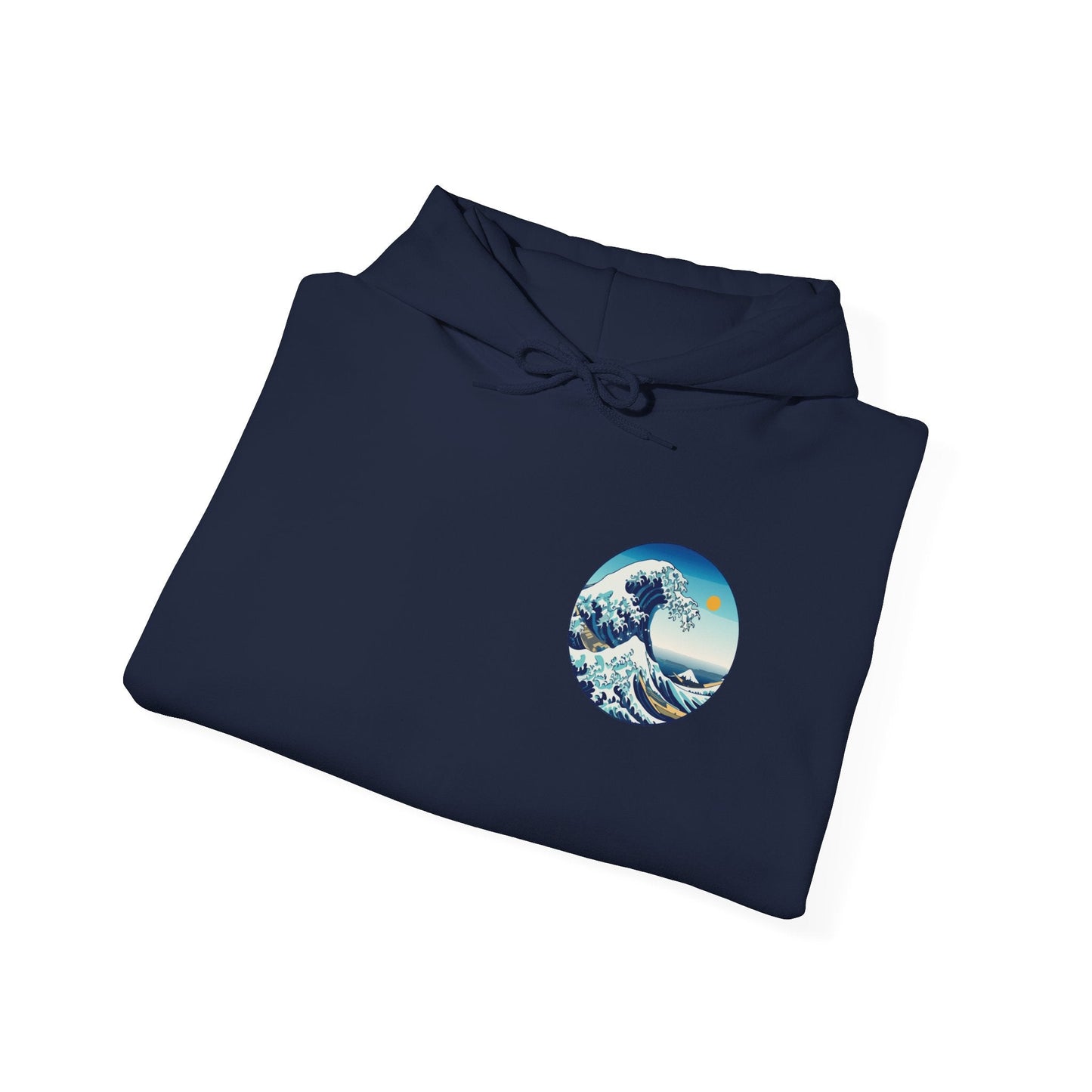 Ocean Wave Graphic Hoodie, Cozy Unisex Sweatshirt, Nature Lover Gift, Beach Vibes Apparel, Art-Inspired Clothing Boho Wear