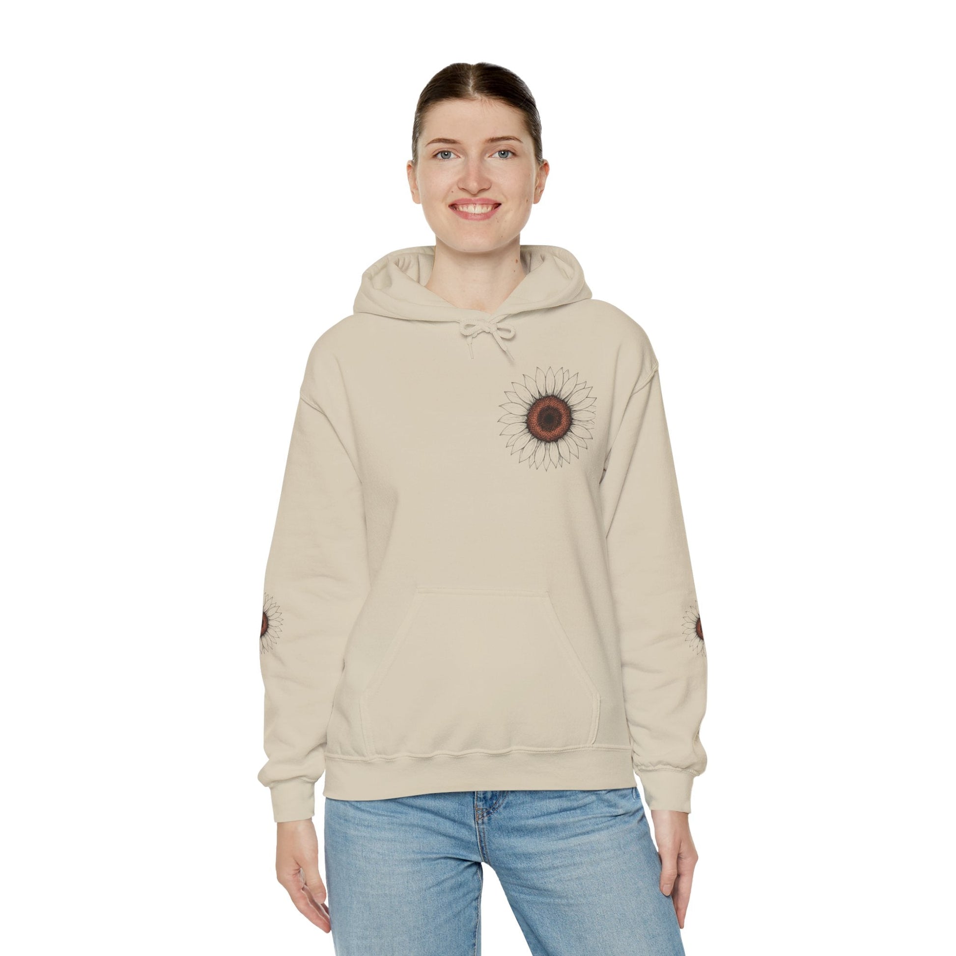 Funny Boho Sunflower Hoodie Boho Wear