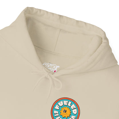 Hooded Sweatshirt Fueled by Freedom Boho Wear