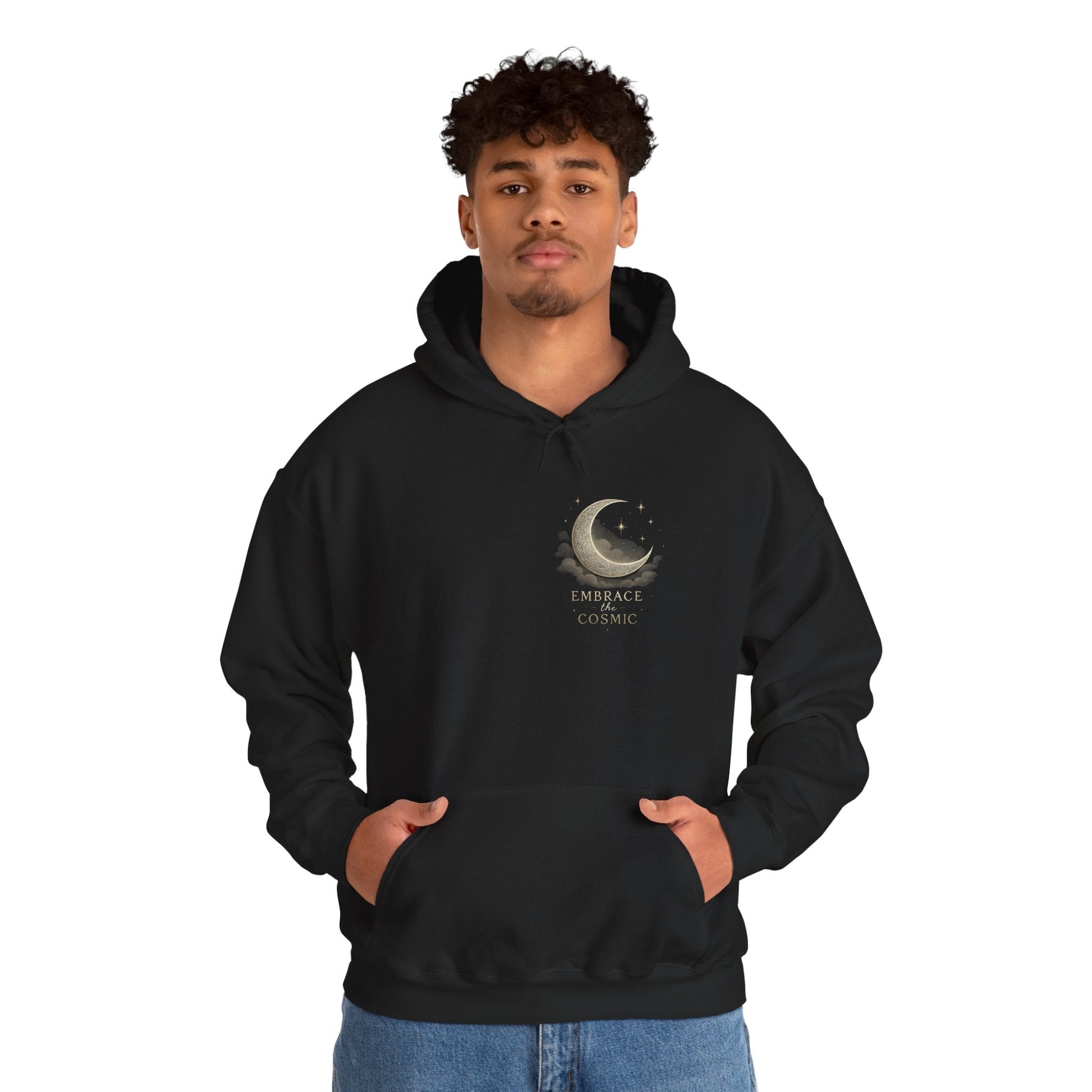 Space Embrace Hoodie Sweatshirt Printify