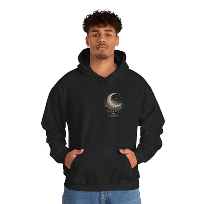 Space Embrace Hoodie Sweatshirt Printify