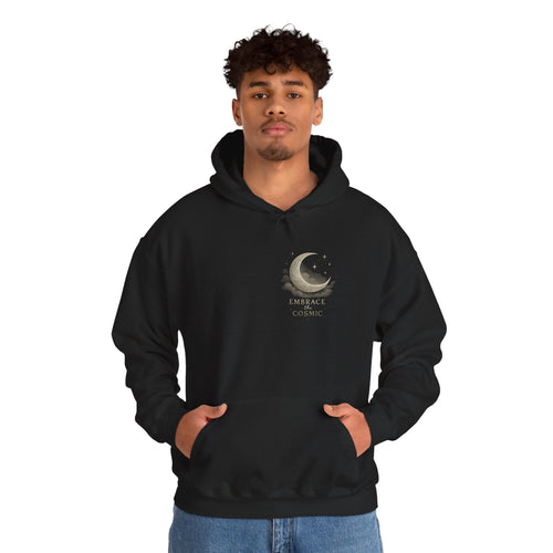 Space Embrace Hoodie Sweatshirt Printify