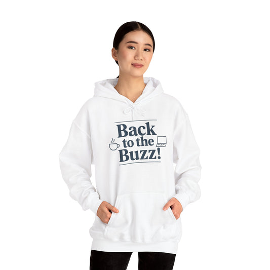 Hooded Sweatshirt - 'back to the buzz' Design Printify