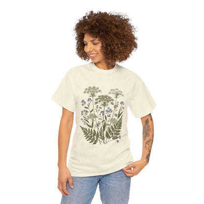 Botanical Art Unisex Heavy Cotton Tee Printify