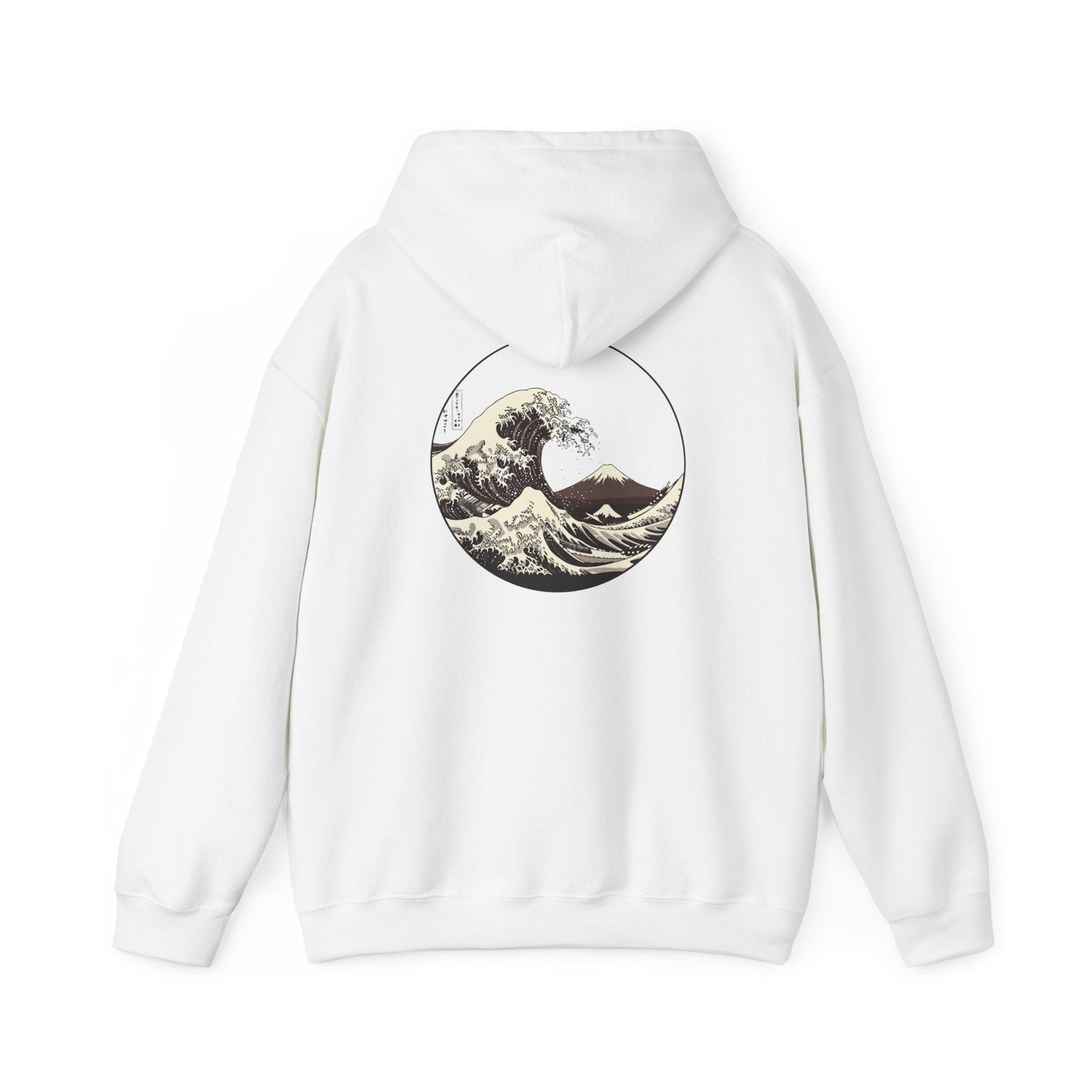 Ocean Wave Graphic Hoodie, Unisex Sweatshirt Gift, Beach Lover Apparel, Cozy Layering, Nature-Inspired Gift Printify