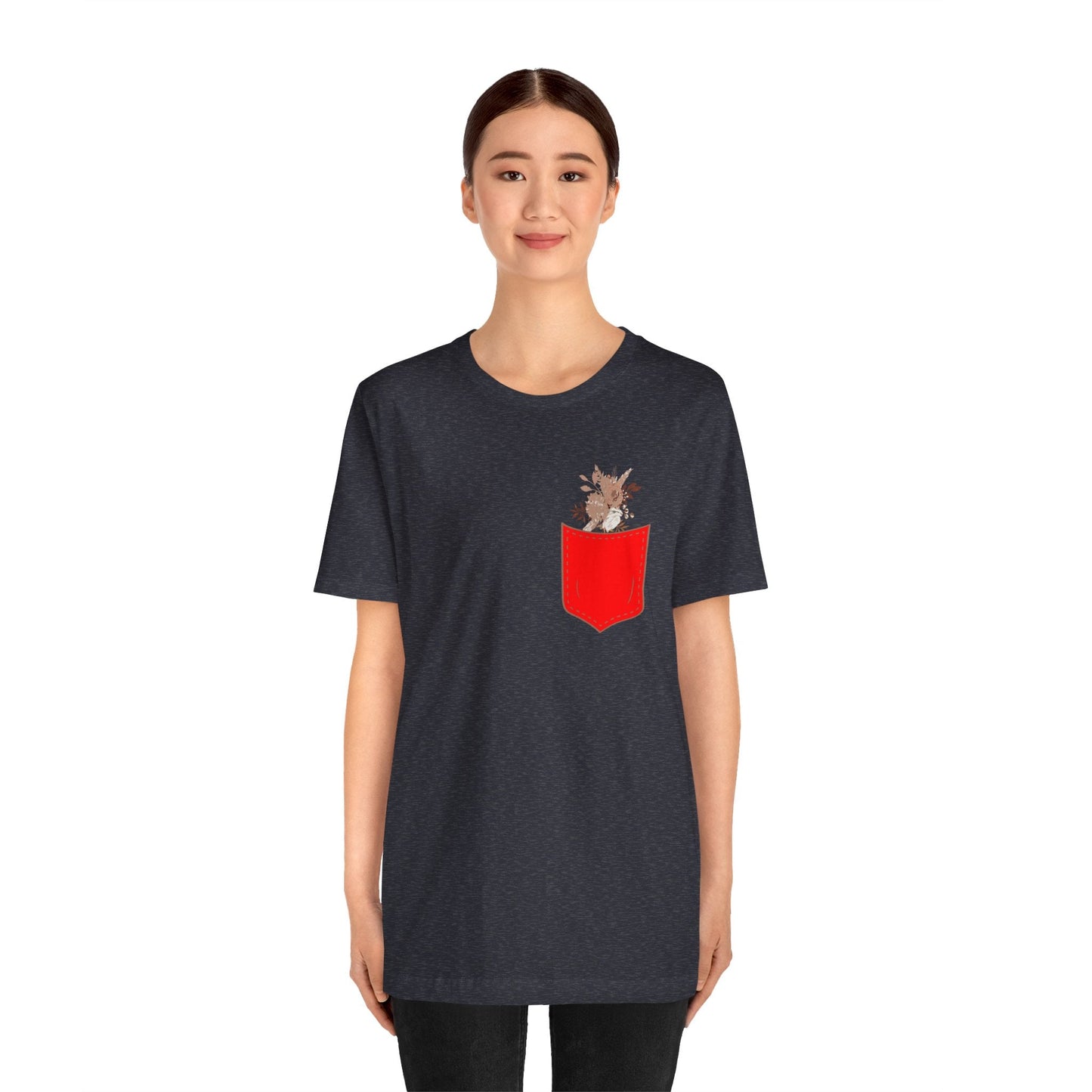 Pocket and Dry Flowers Tee Printify