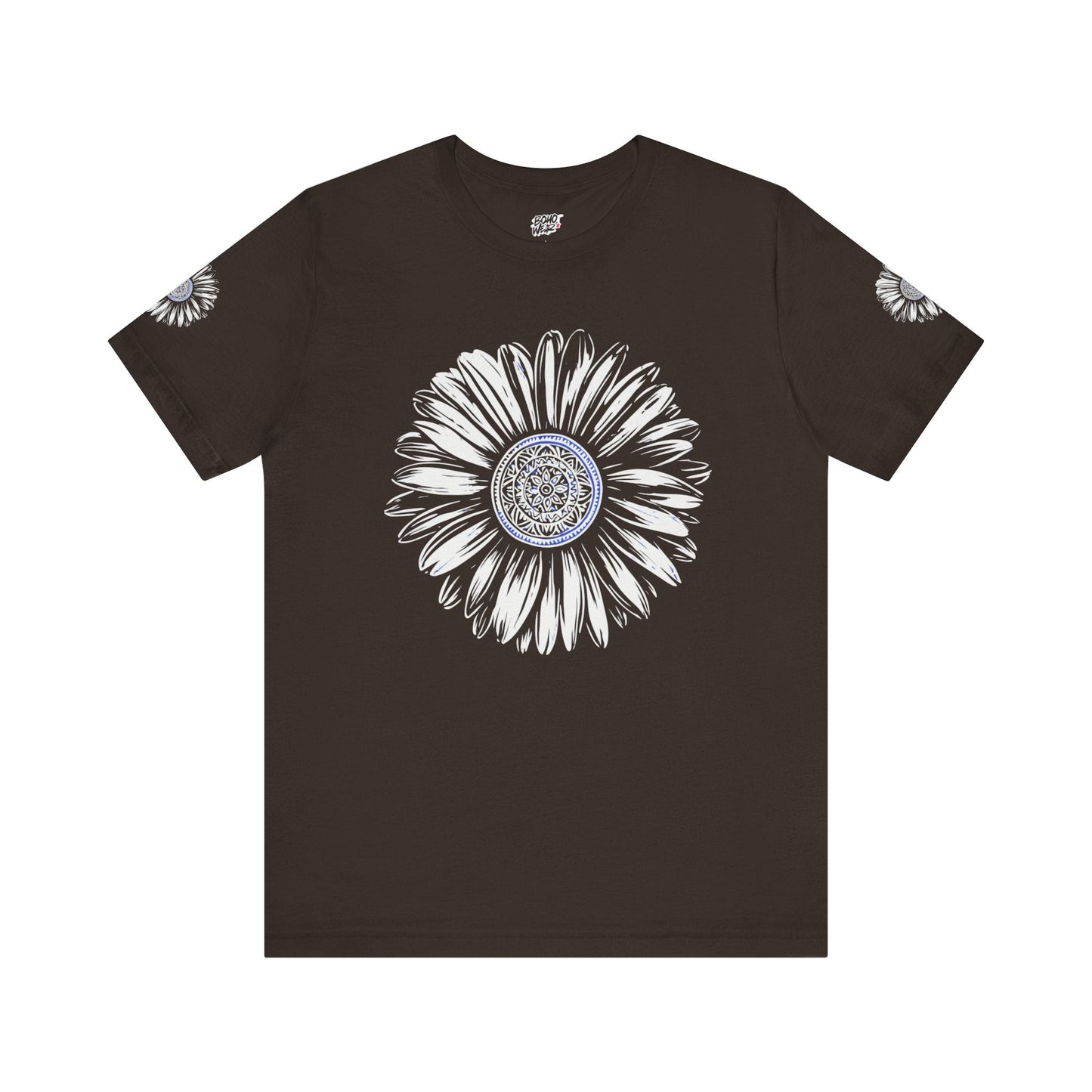 Boho Blue Mandala Tee Printify