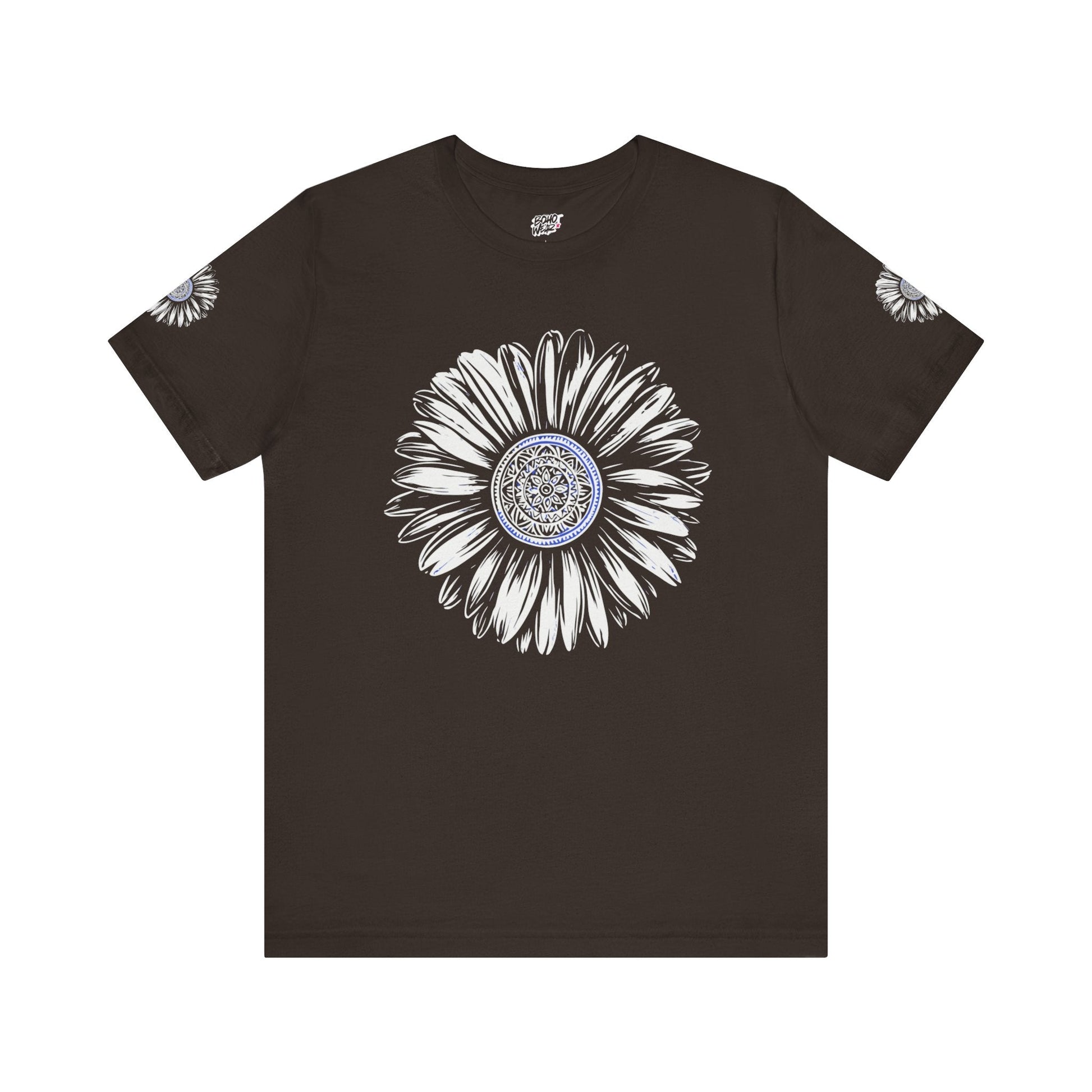 Boho Blue Mandala Tee Printify