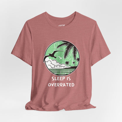 Sleepy Days Unisex Tee: Beach Lovers Printify