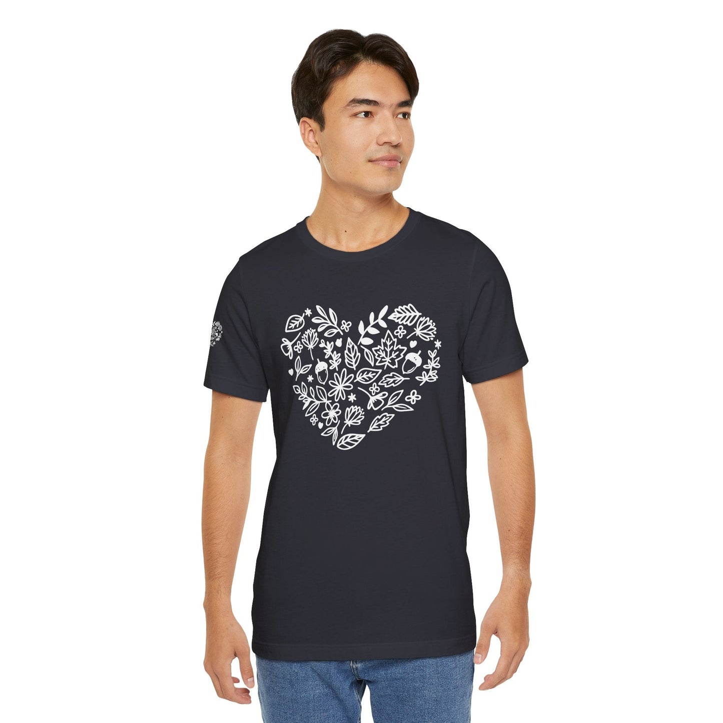 Floral Heart Tee Printify