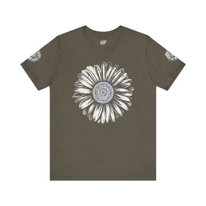 Boho Blue Mandala Tee Printify