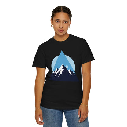 Mountain Adventure Unisex Garment-Dyed T-shirt | Nature Lover Shirt, Outdoor Gift, Hiking Tee, Graphic Tee, Travel Apparel Boho Wear