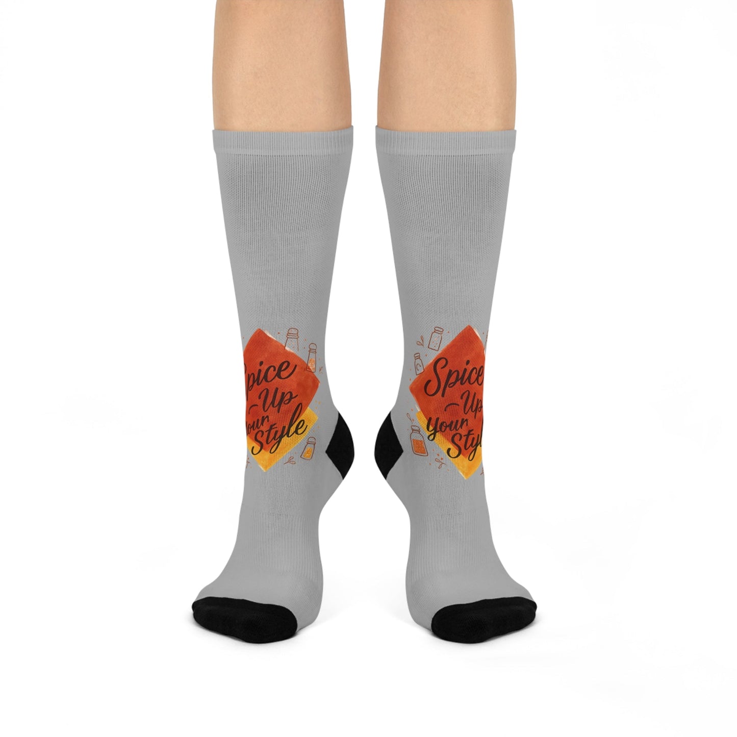 Spice Up Your Style Cushioned Crew Socks Printify