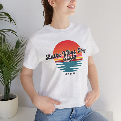 Latte Vibes Only T-Shirt Printify