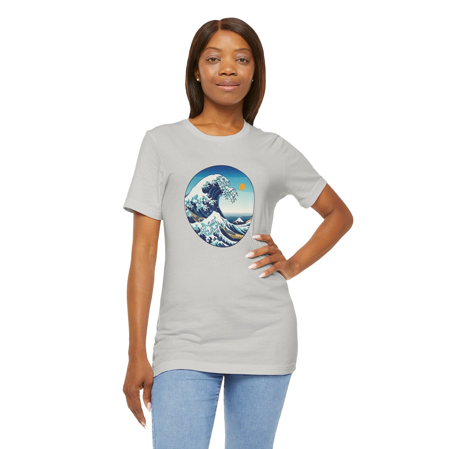 Ocean Wave Graphic Tee - Perfect for Beach Lovers, Summer Vibes, Casual Outfits, Gift for Surfers, Eco-Friendly Fashion Printify