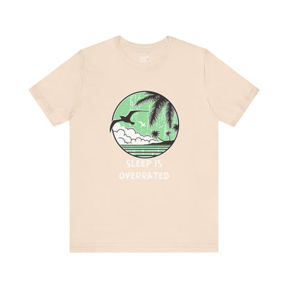 Sleepy Days Unisex Tee: Beach Lovers Printify