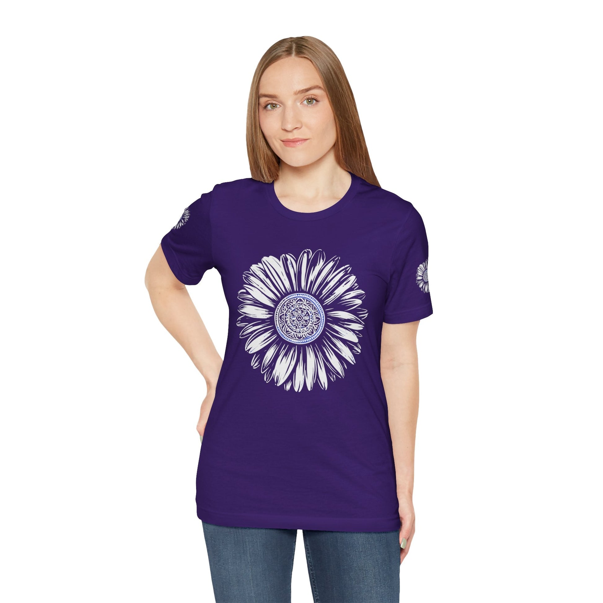 Boho Blue Mandala Tee Boho Wear