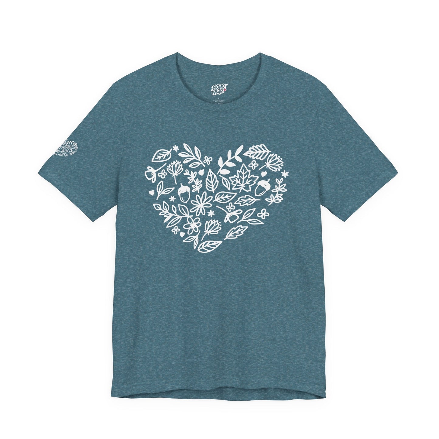 Floral Heart Tee Printify