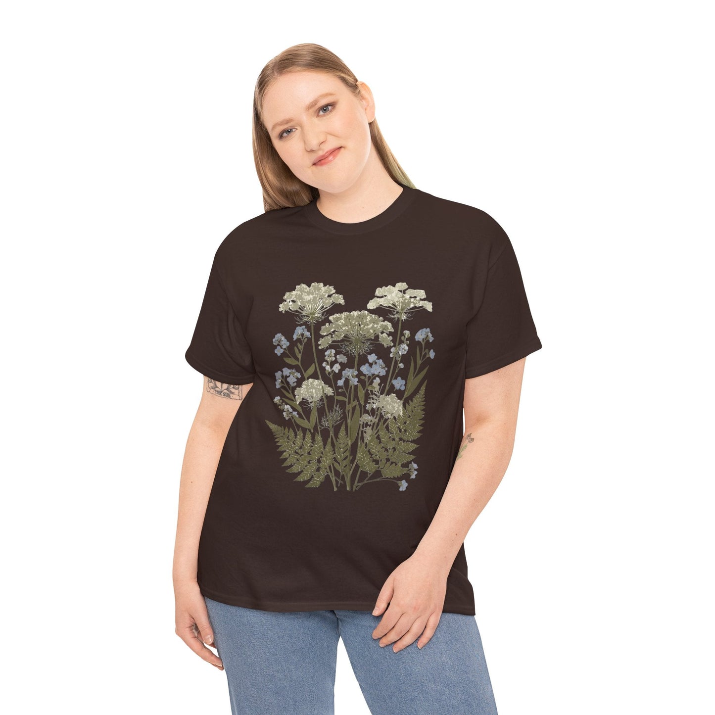 Botanical Art Unisex Heavy Cotton Tee Printify