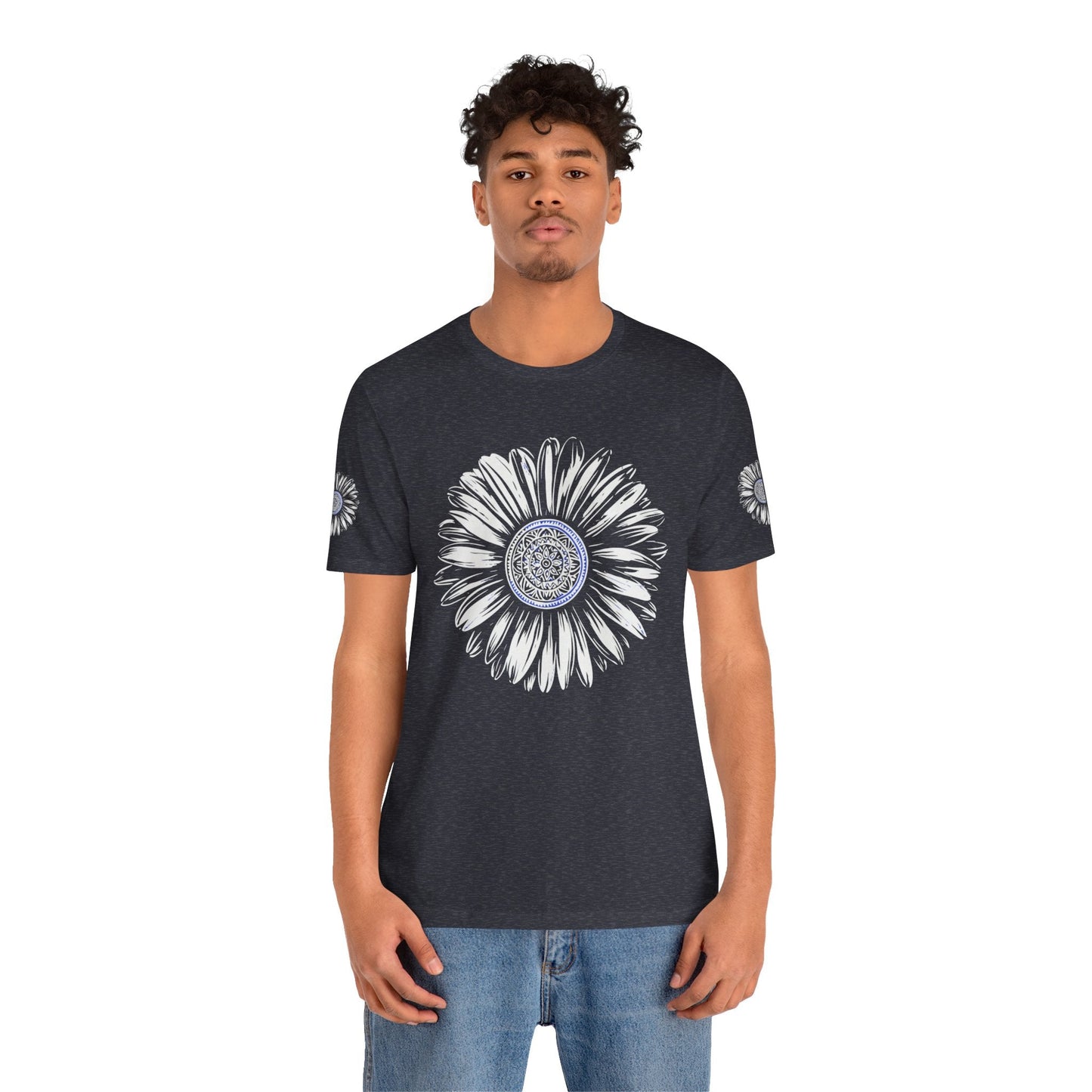 Boho Blue Mandala Tee Boho Wear