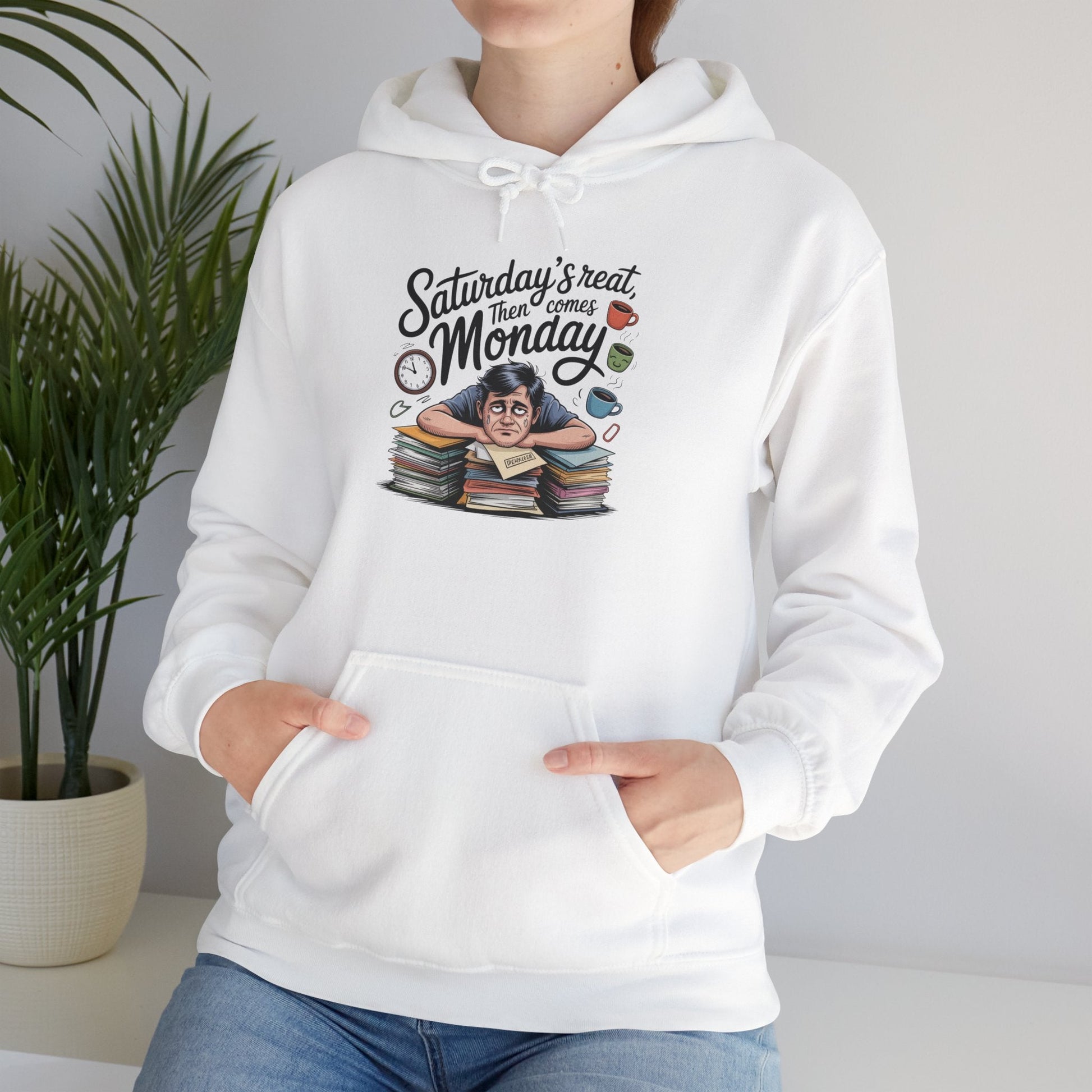 Funny Saturday's Relax Then Comes Monday Hoodie Boho Wear