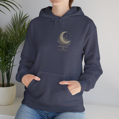 Space Embrace Hoodie Sweatshirt Printify